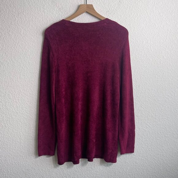 J. Jill Maroon Sweater – Size M – Super Soft Knit – Excellent Condition - Picture 10 of 10